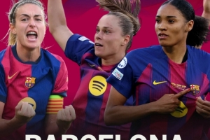 4-0大胜，巴萨追平自己所创造的女足欧冠决赛最大分差取胜纪录配图